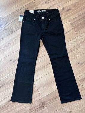 Wrangler Bootcut Regular Jeans Black 9x30 1009MWZBK NWT